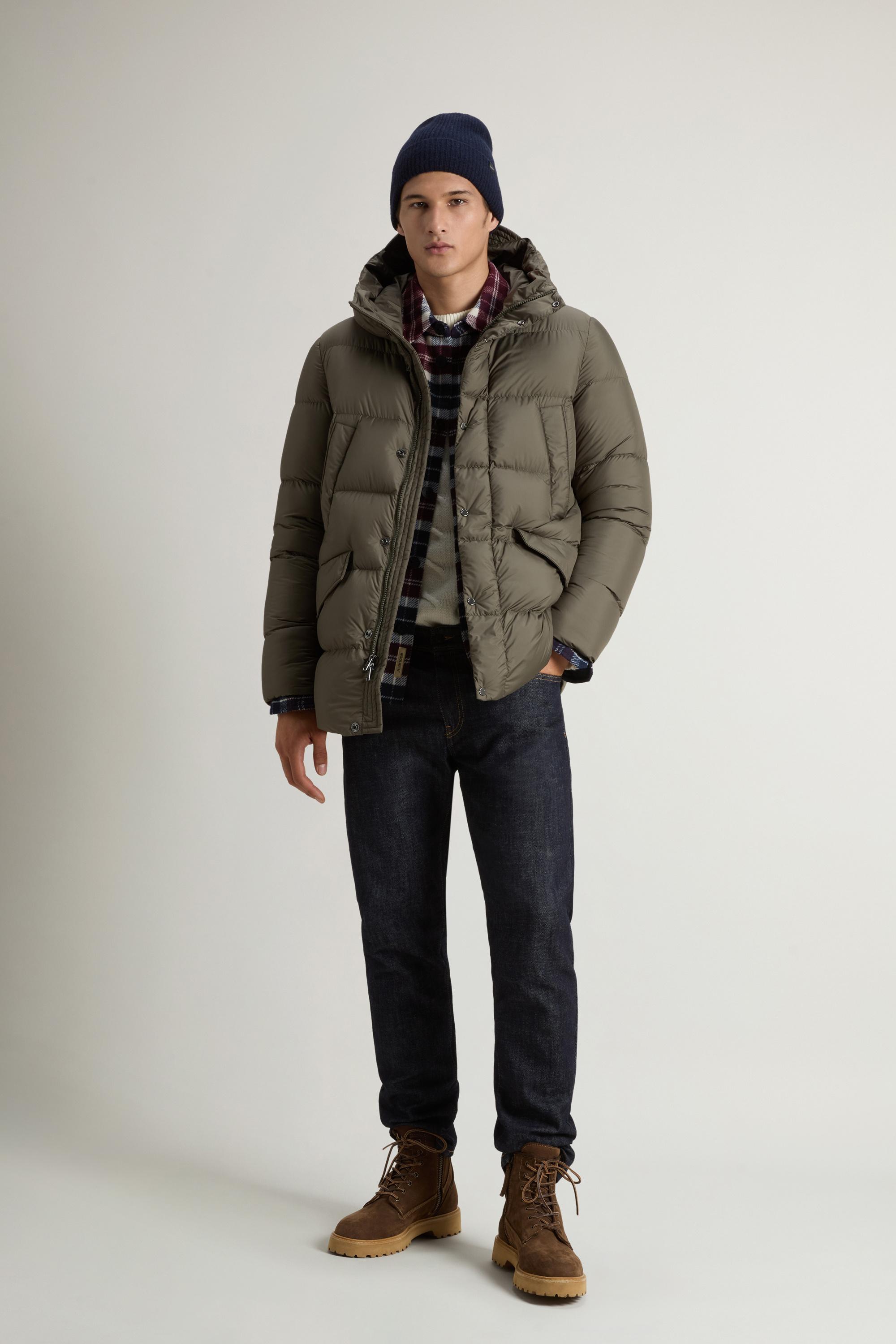Cloud Parka in Microfiber Green photo 1 | Woolrich