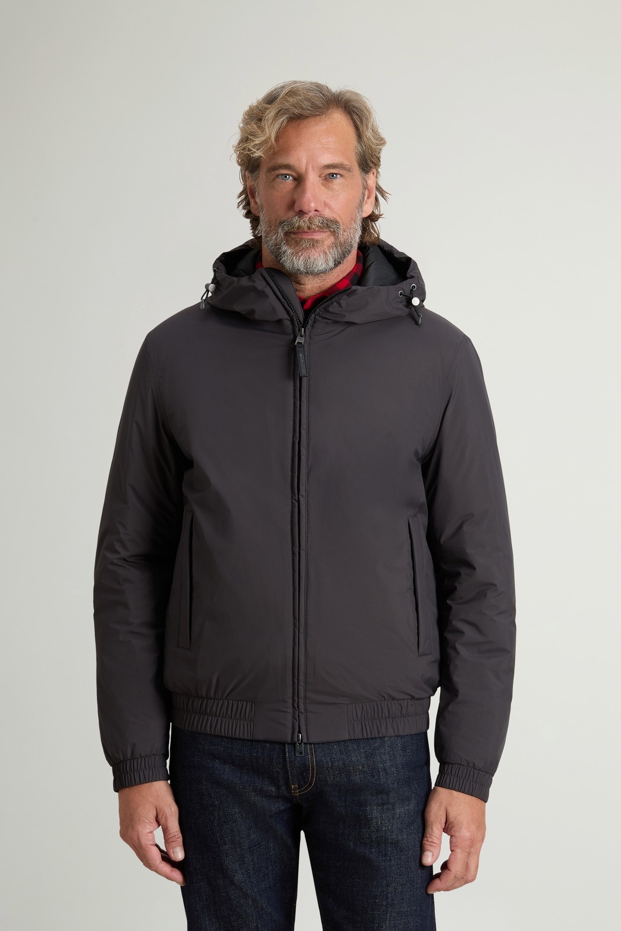 Jacket in Light Micro Ripstop Gray photo 1 | Woolrich