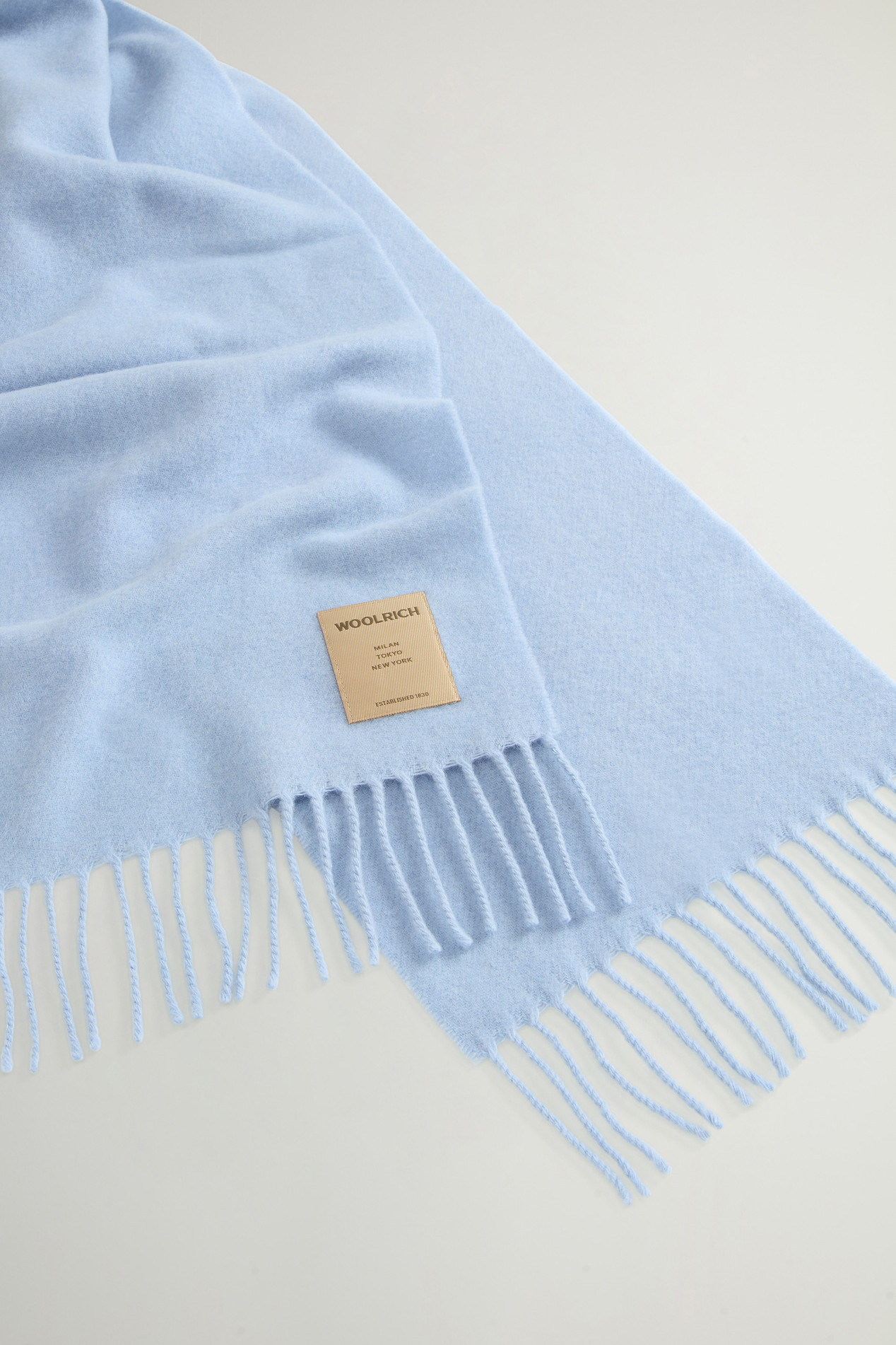 Pure Wool Scarf Blue photo 3 | Woolrich