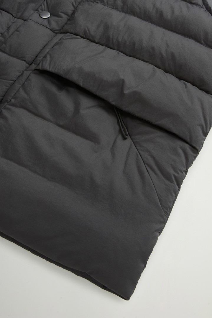 Bering Quilted Vest in Crinkle Nylon Gray photo 3 | Woolrich