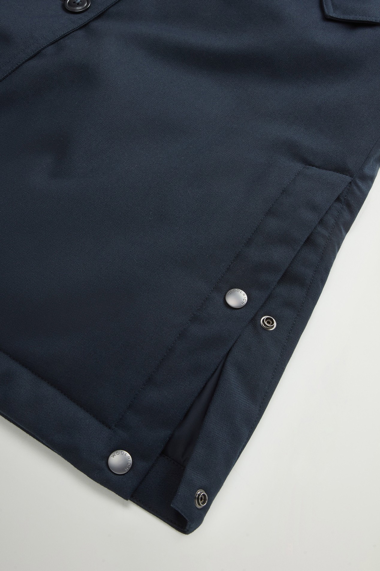 Trench Coat in Wool-Blend Gabardine Blue photo 4 | Woolrich