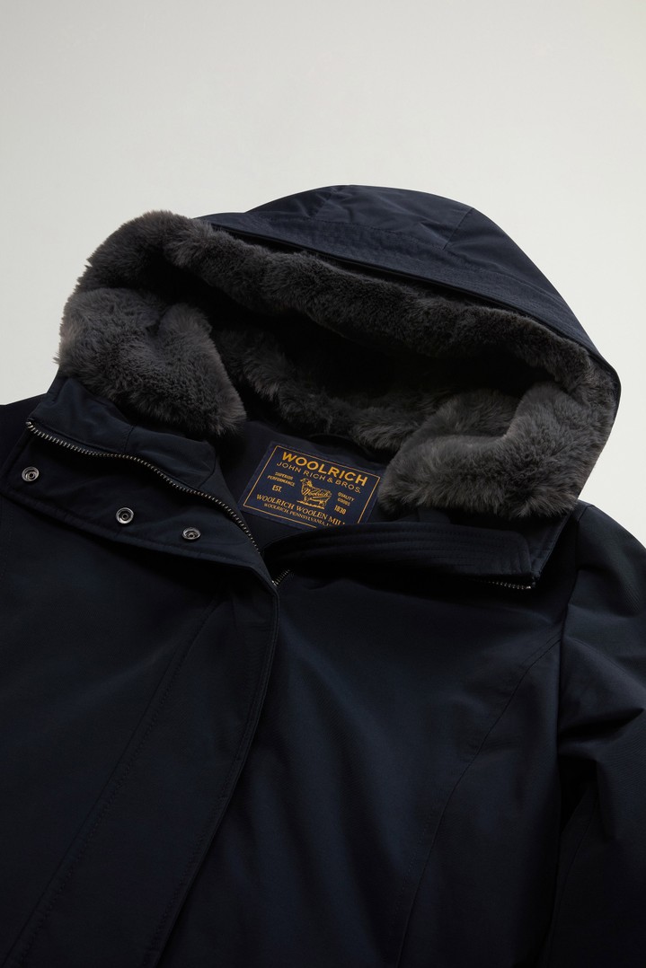BOULDER FAUX FUR PARKA Blue photo 6 | Woolrich