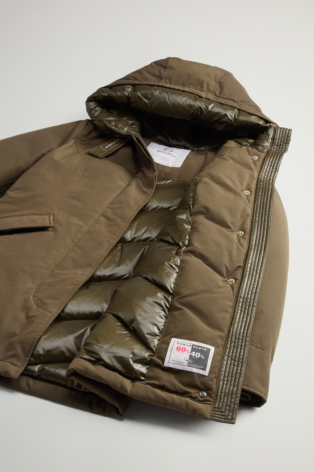 Arctic Parka aus Ramar Cloth Grün photo 8 | Woolrich
