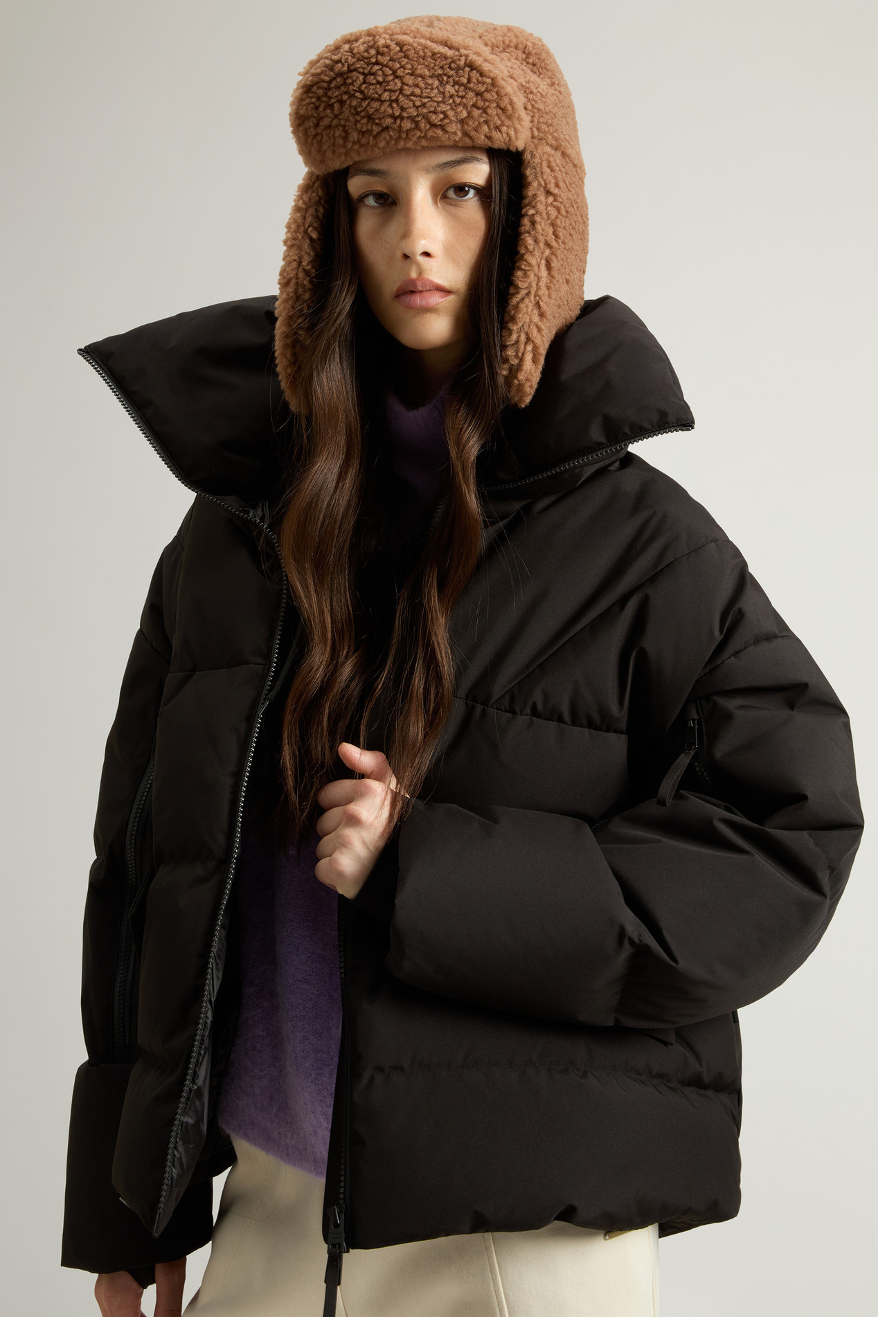 Down Jacket in WINDSTOPPER GORE-TEX Black photo 4 | Woolrich