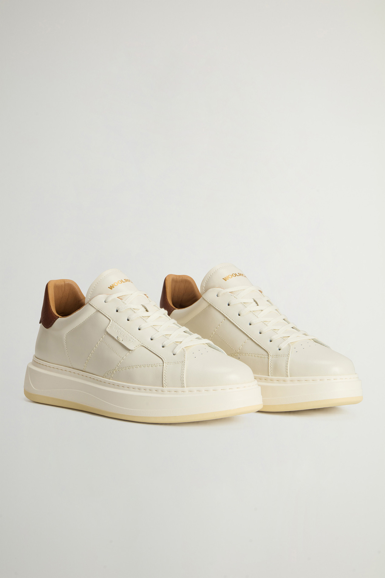 Arrow Sneakers in Leather White photo 2 | Woolrich