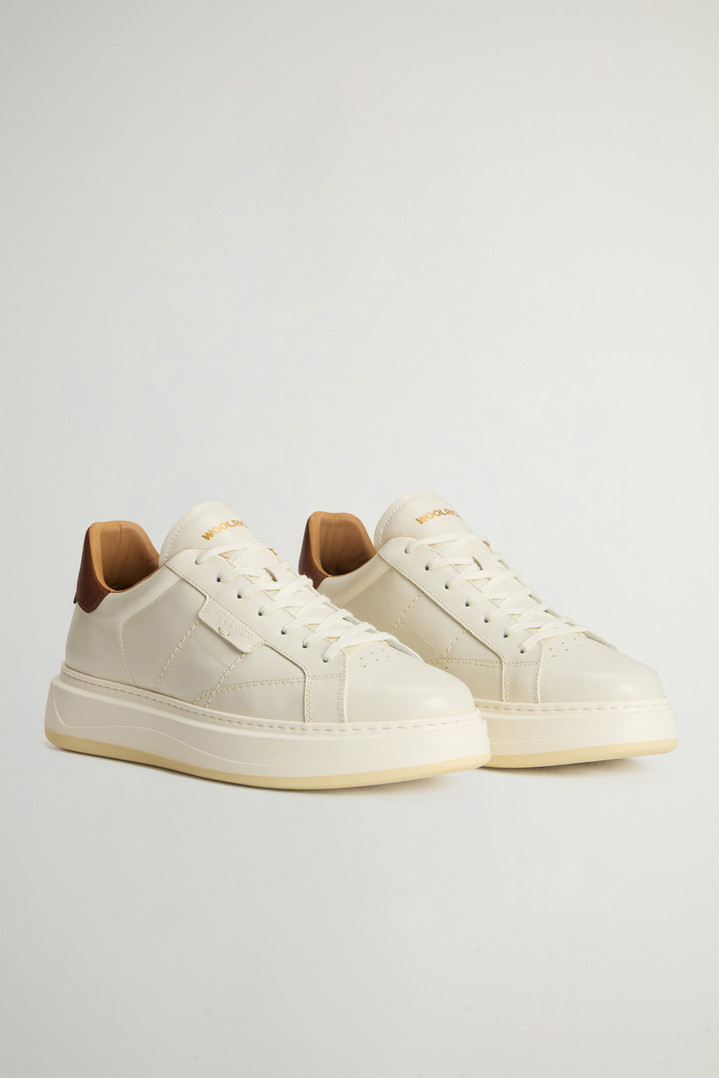 Arrow Sneakers in Leather White photo 2 | Woolrich