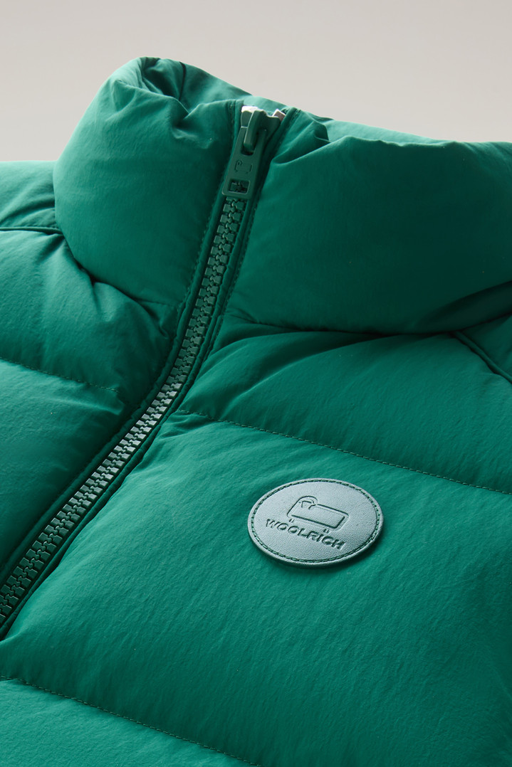 Quilted Vest in Eco Taslan Nylon Green photo 3 | Woolrich