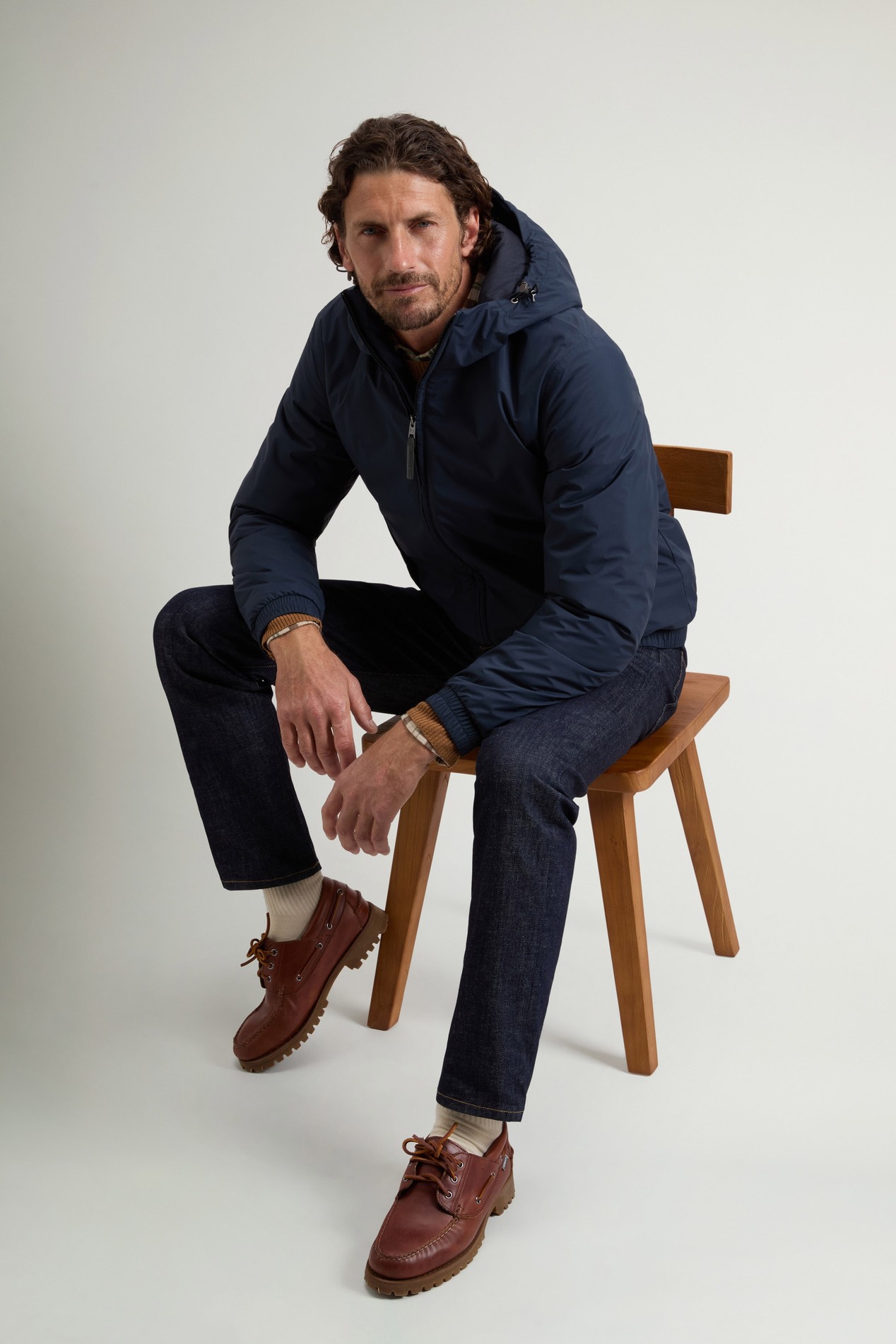 Jacket in Light Micro Ripstop Blue photo 2 | Woolrich