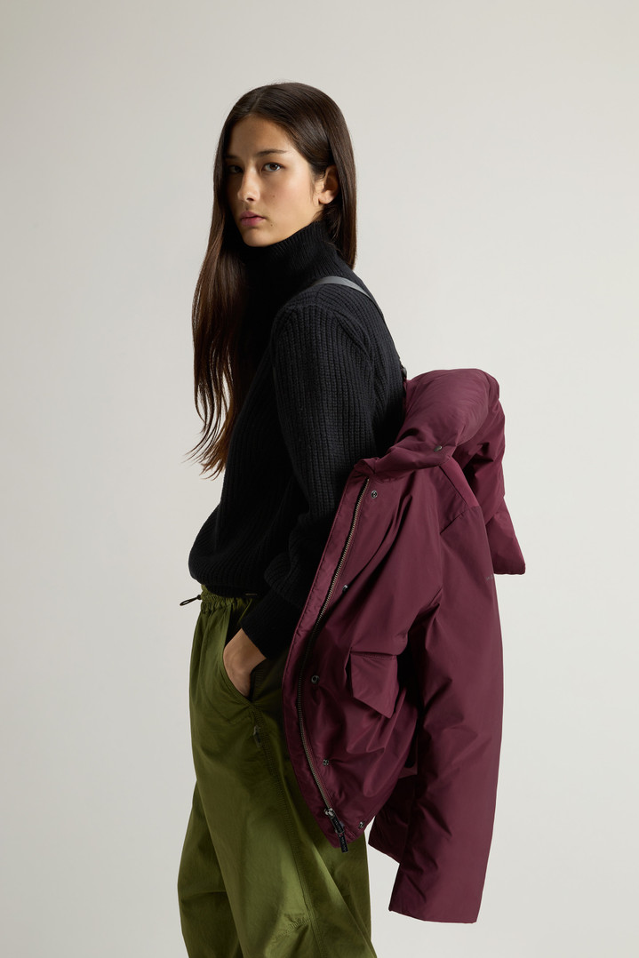 LUXURY COCOON JACKET Burgundy photo 5 | Woolrich