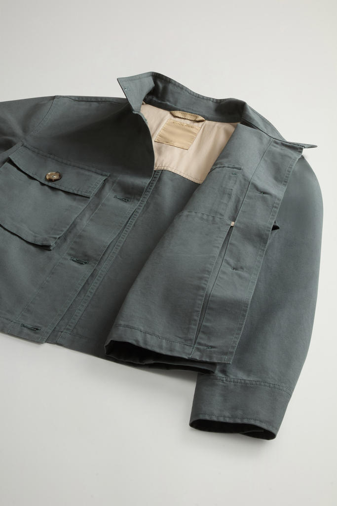 CANVAS FIELD OVERSHIRT Green photo 8 | Woolrich