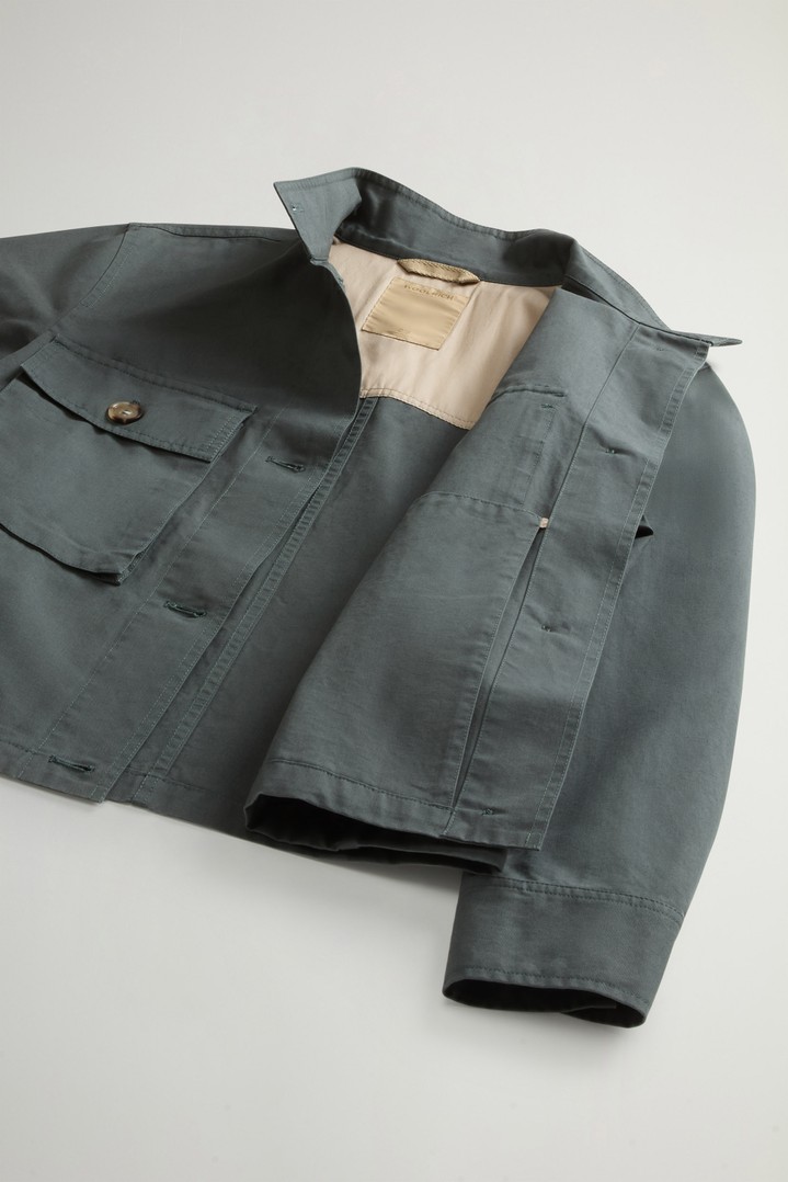 CANVAS FIELD OVERSHIRT Green photo 8 | Woolrich