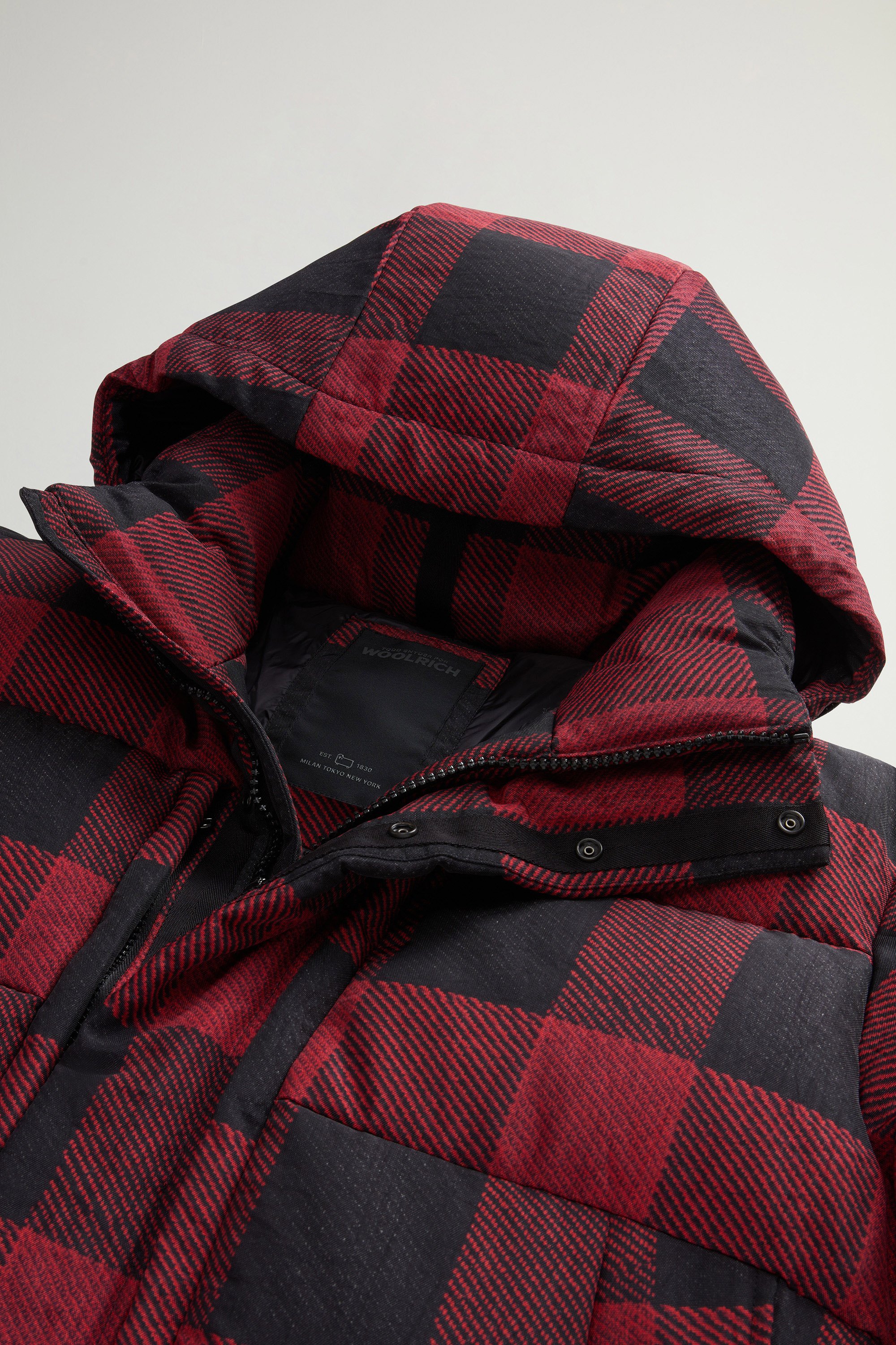 Quilted Check Parka in Olmetex Nylon by Todd Snyder Multicolor photo 6 | Woolrich