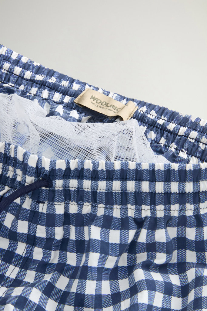 PRINTED SWIM SHORTS Blue photo 7 | Woolrich