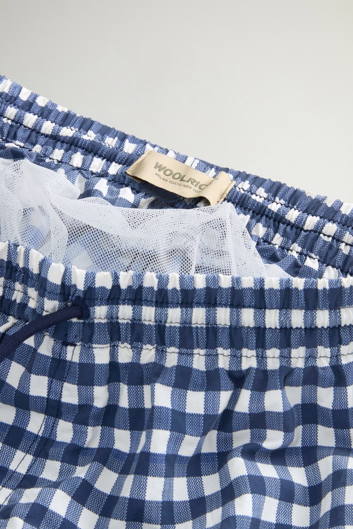 PRINTED SWIM SHORTS Blue photo 7 | Woolrich