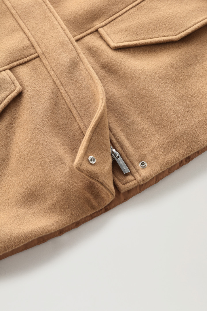 Kuna Jacket in Wool and Cashmere Blend Brown photo 5 | Woolrich