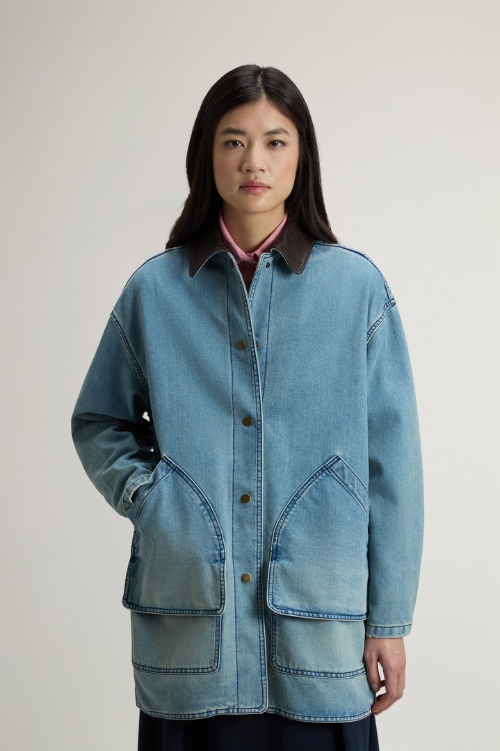 KODENSHI BARN JACKET Blue photo 1 | Woolrich