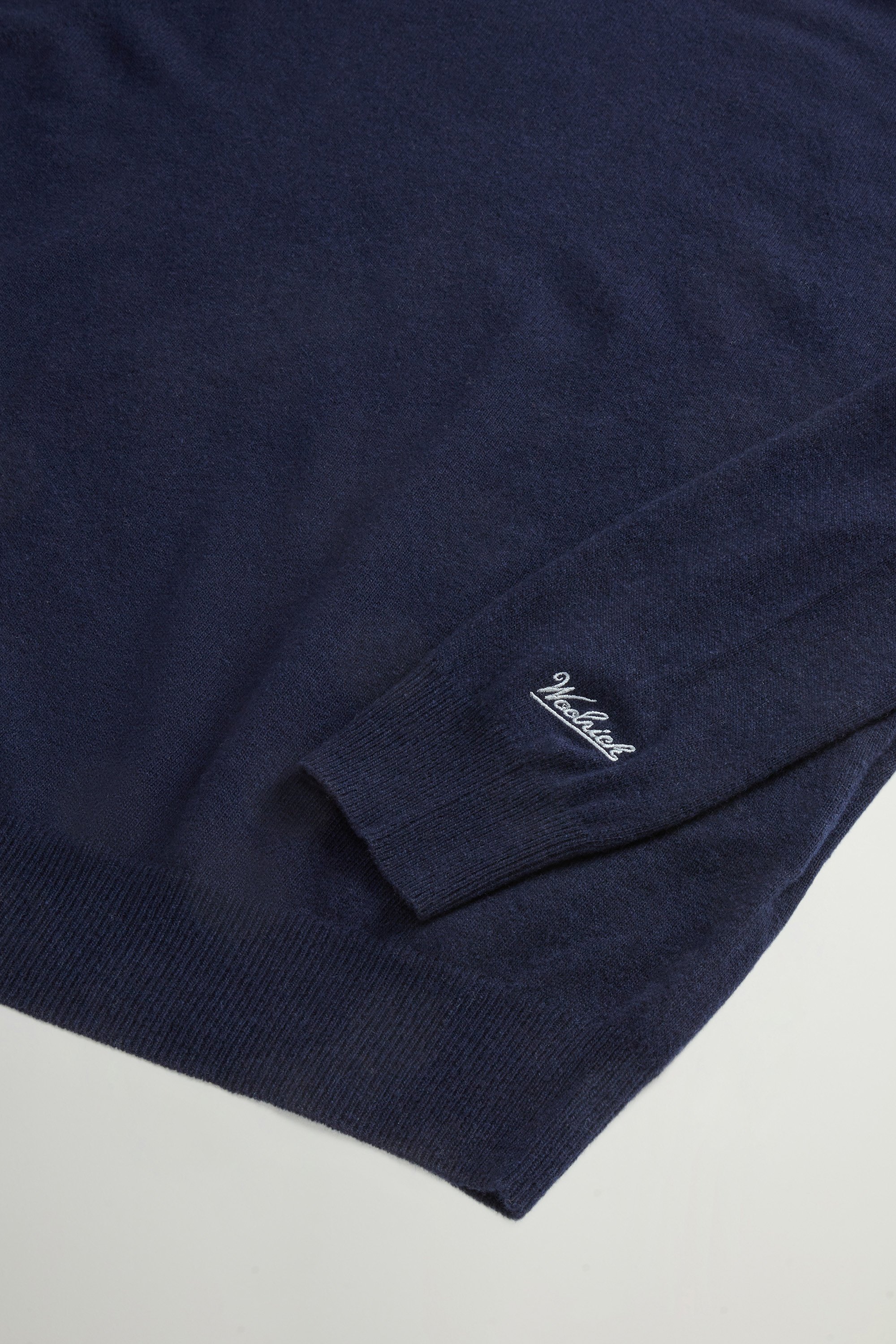 Pure Wool Turtleneck Sweater Blue photo 6 | Woolrich