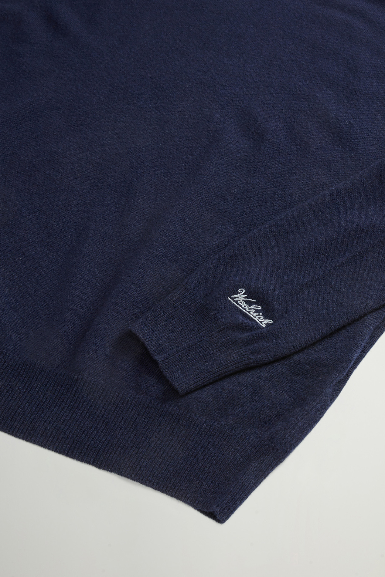 Pure Wool Turtleneck Sweater Blue photo 6 | Woolrich