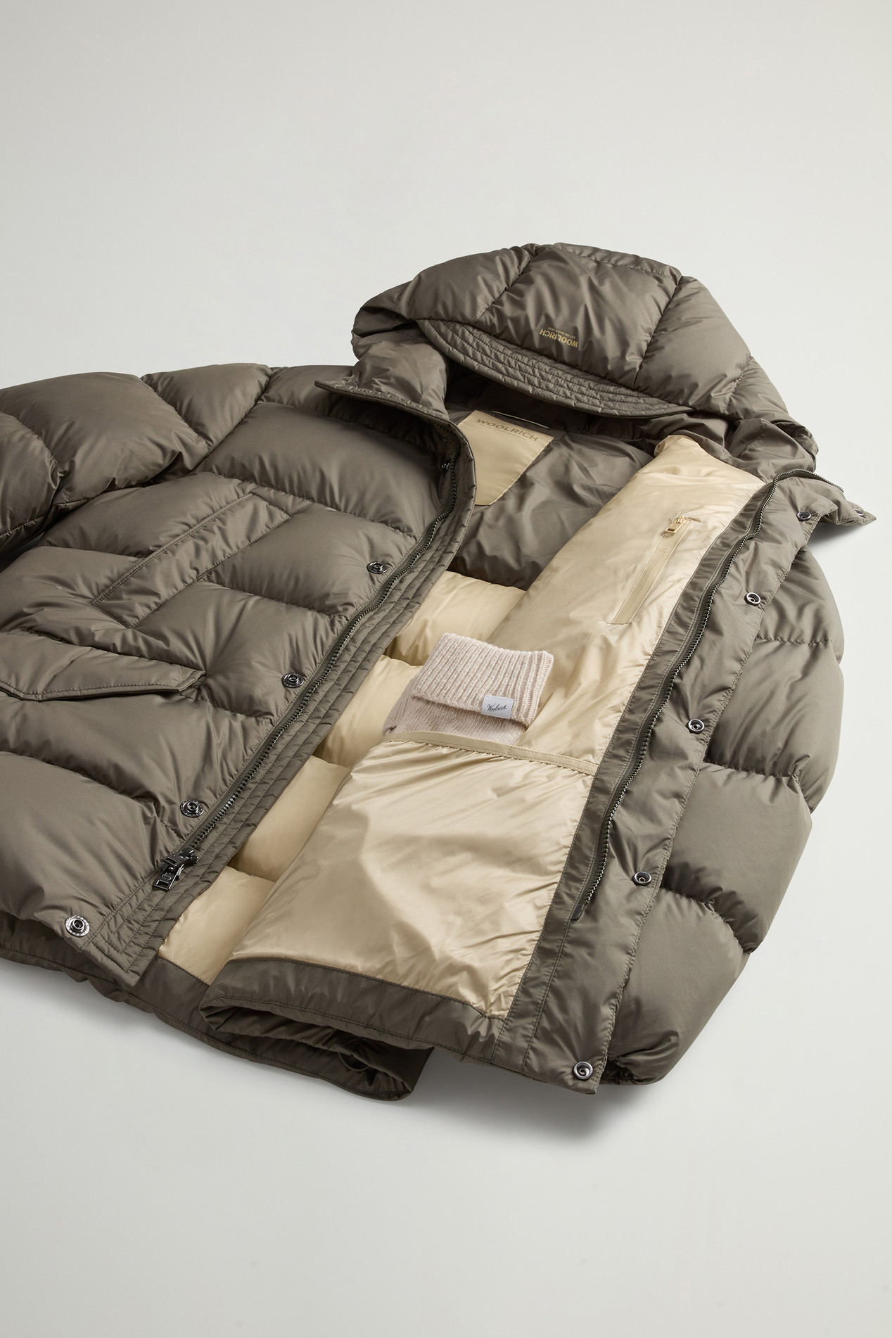 Cloud Parka in Microfiber Green photo 8 | Woolrich