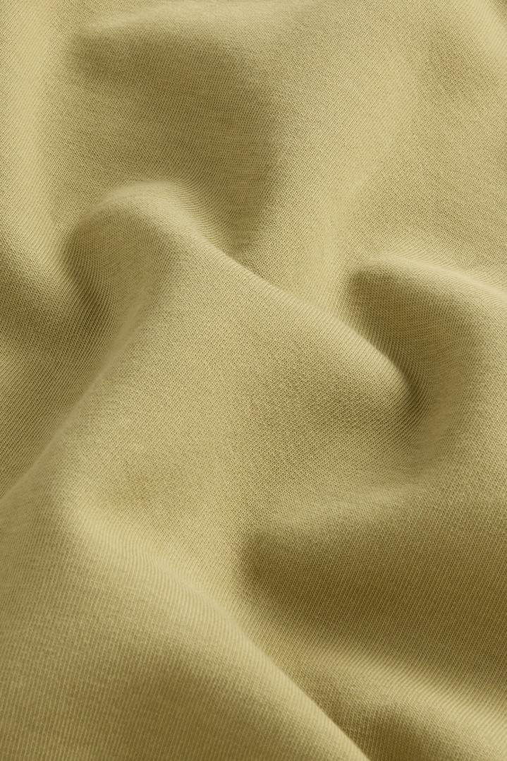 Crewneck Sweatshirt in Cotton Interlock and Nylon Blend by Todd Snyder Green photo 6 | Woolrich