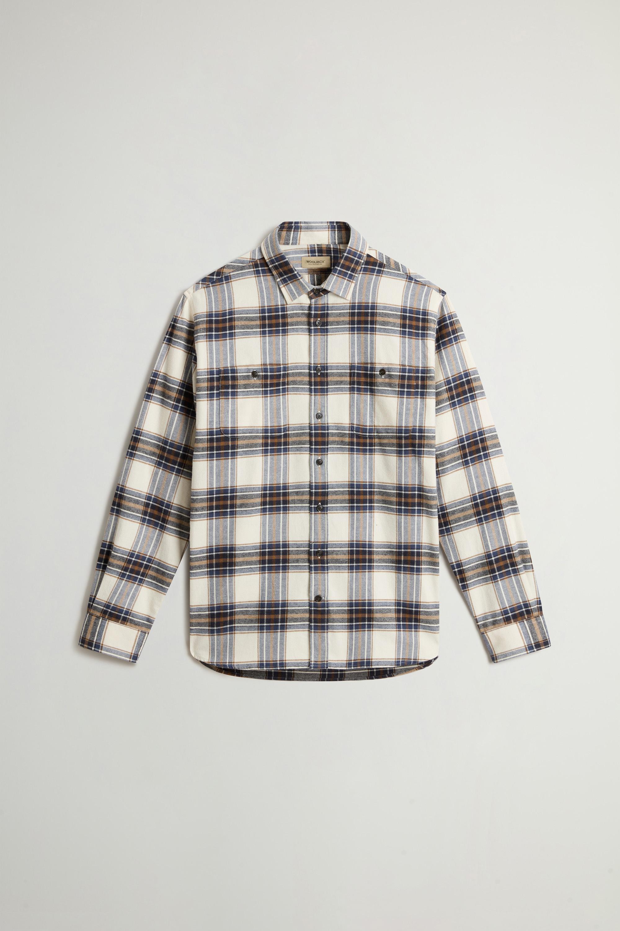 Pure Cotton Flannel Checked Shirt Multicolor photo 5 | Woolrich