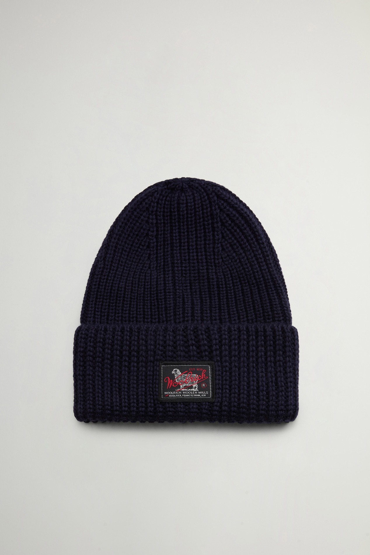 WM PATCH BEANIE Blue photo 2 | Woolrich