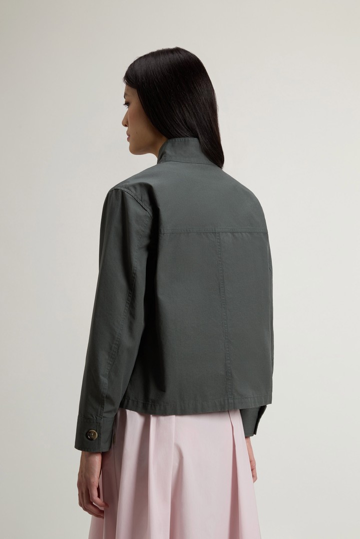 CANVAS FIELD OVERSHIRT Green photo 3 | Woolrich