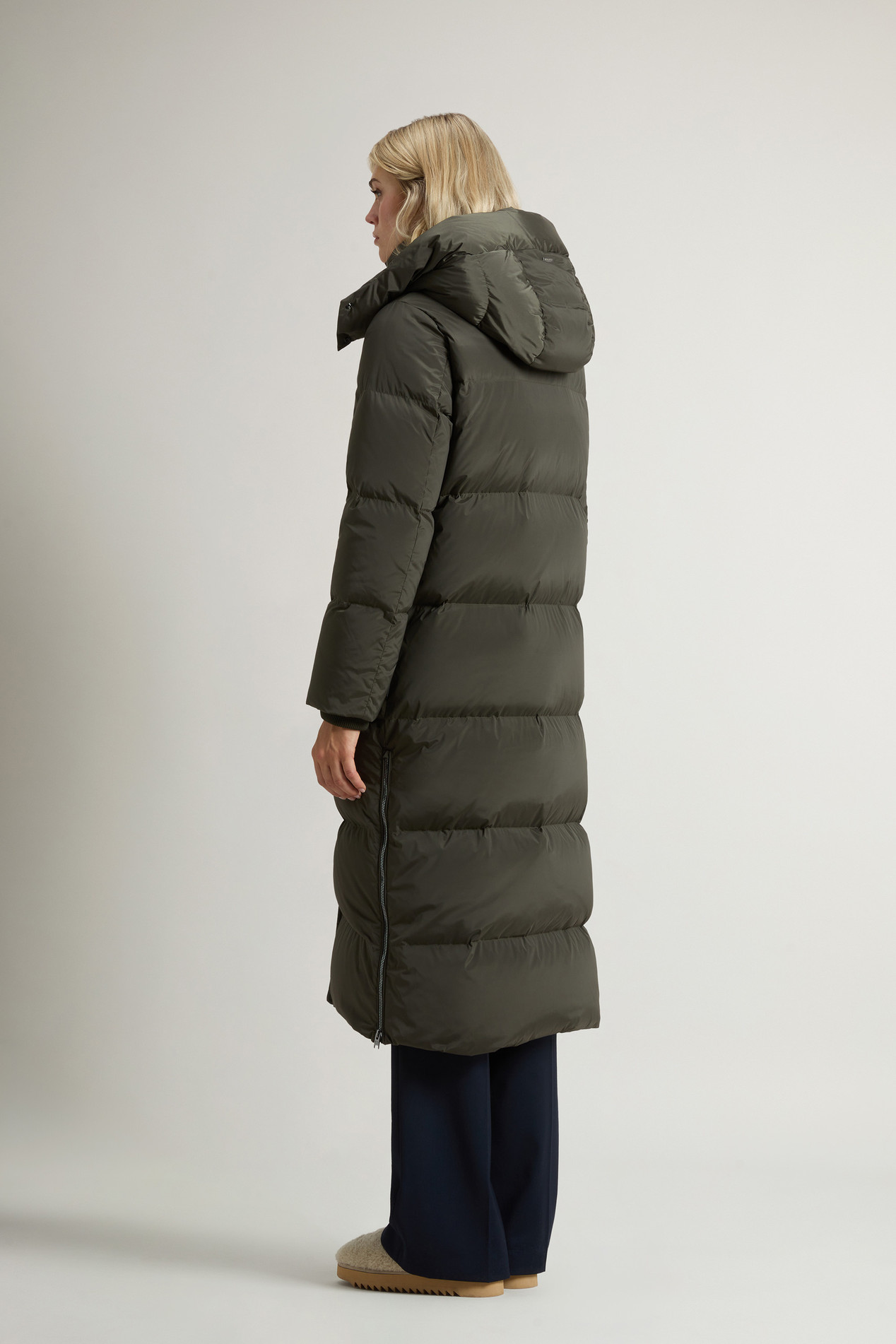 KELLY LONG PARKA Green photo 3 | Woolrich