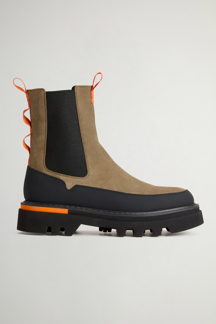 Suede Chelsea Boots by Todd Snyder Beige photo 1 | Woolrich