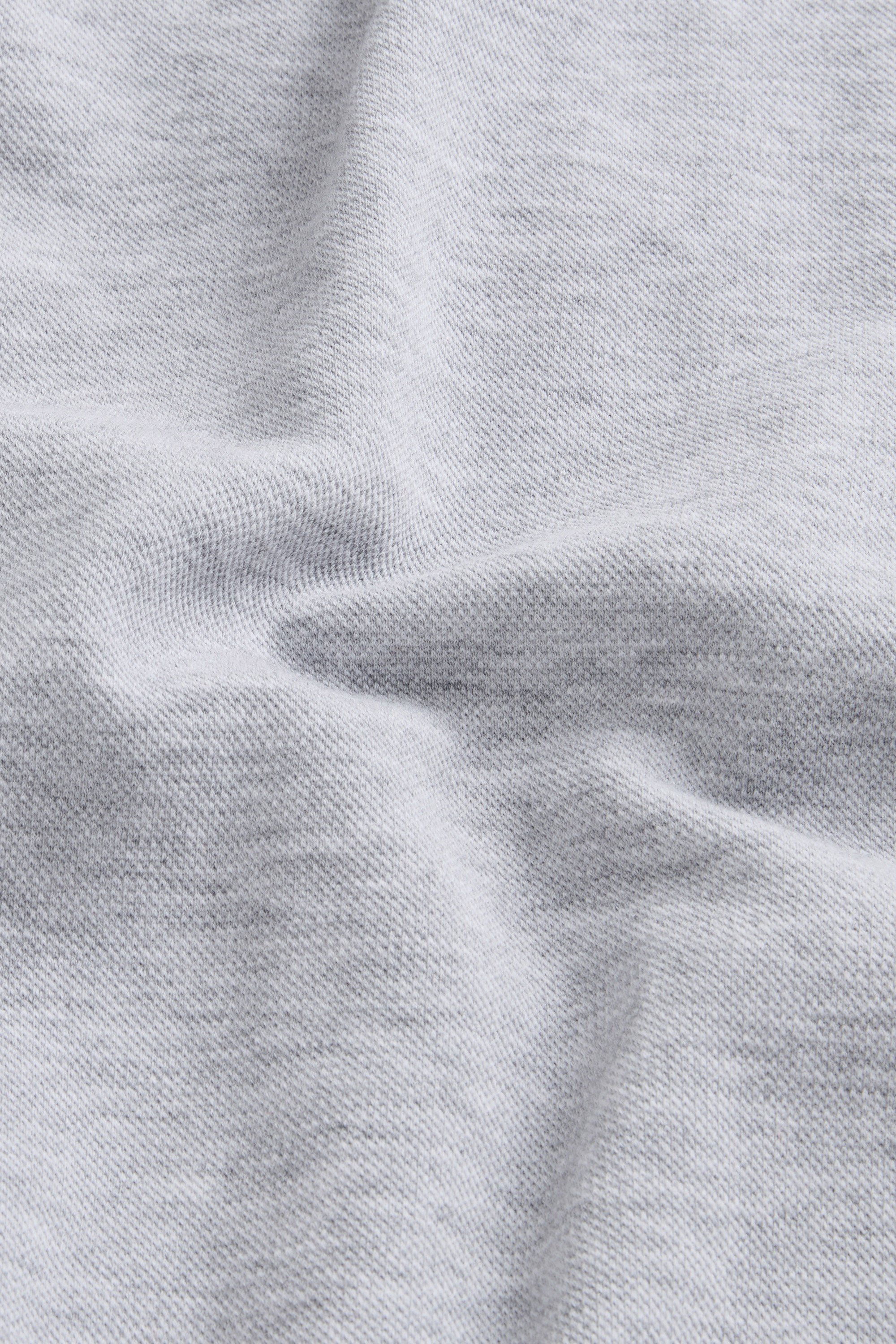 MELANGE PIQUET FULL-ZIP Gray photo 6 | Woolrich