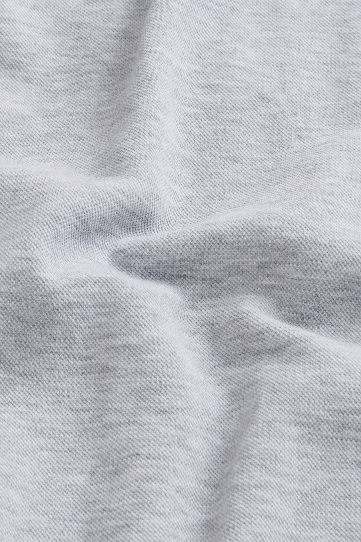 MELANGE PIQUET FULL-ZIP Gray photo 6 | Woolrich