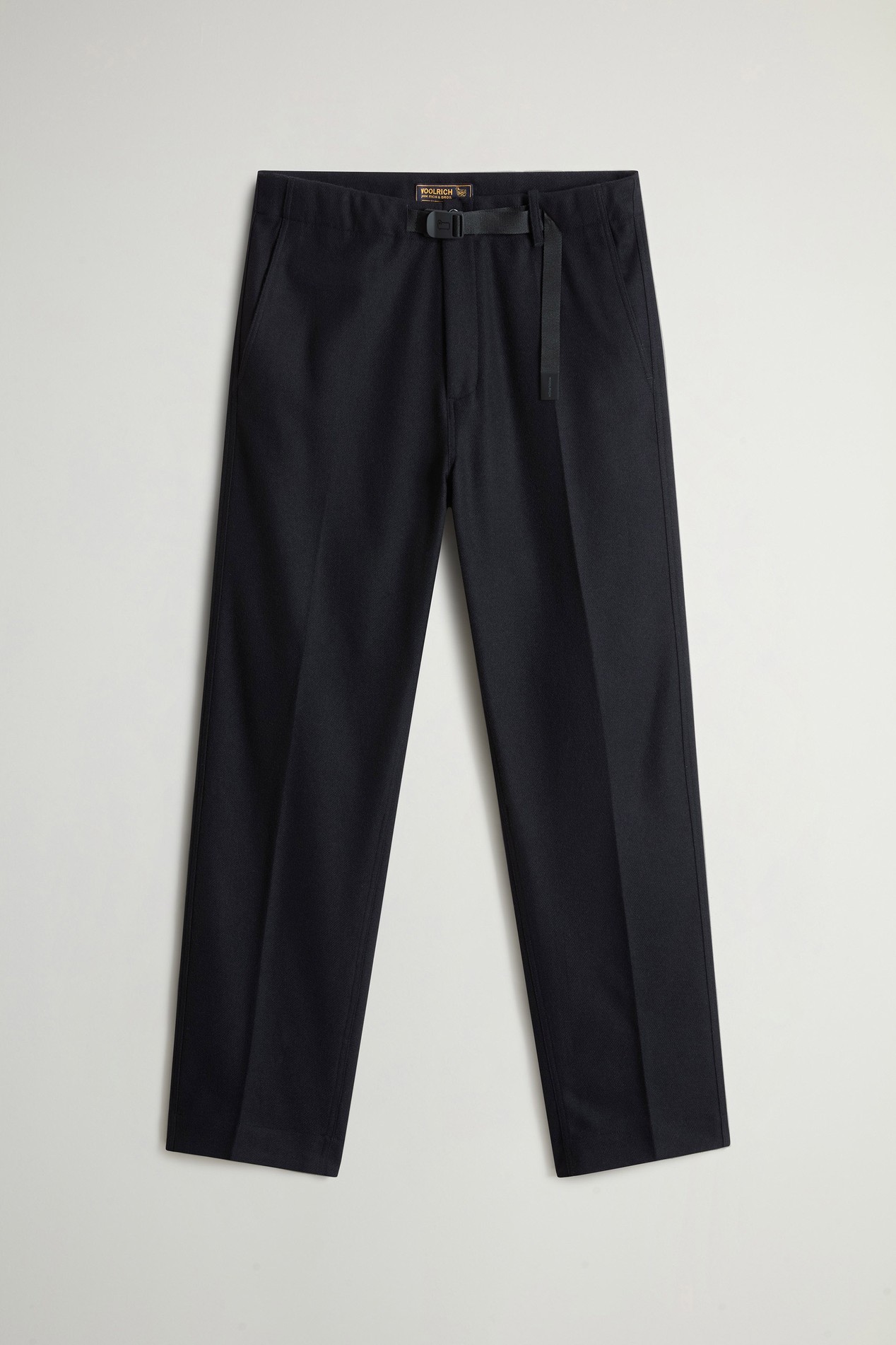 Flanellhose aus recycelter italienischer Wollmischung mit Karomuster Blau photo 4 | Woolrich