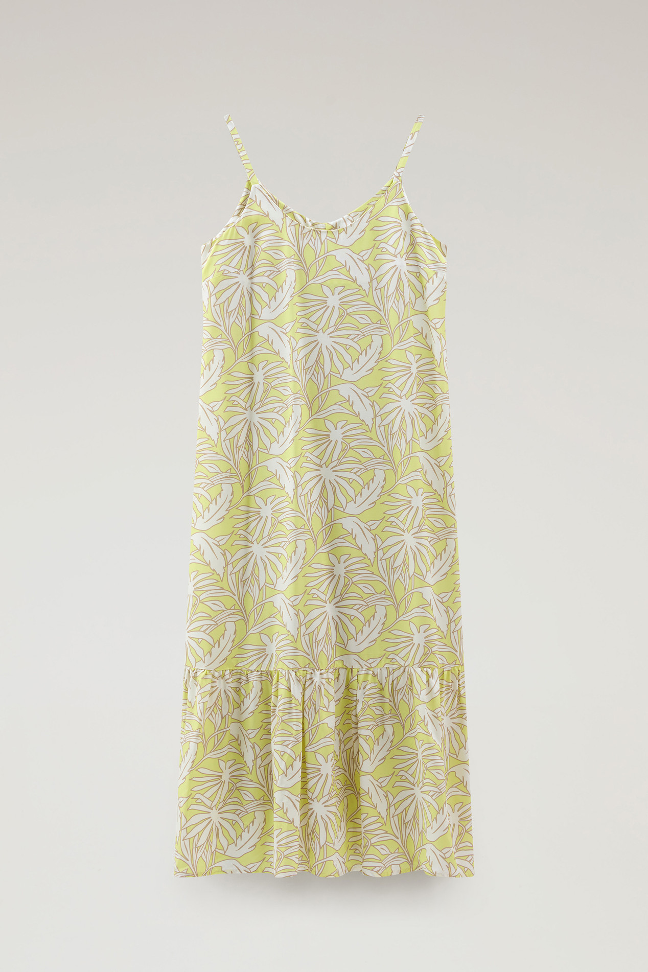 PRINTED FLUID DRESS Yellow photo 1 | Woolrich