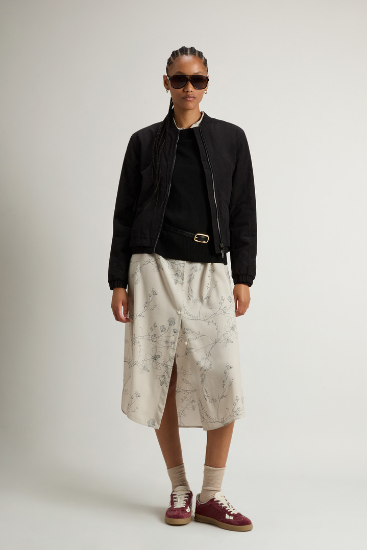 Grace Bomber Jacket in Peached Poly Black photo 2 | Woolrich