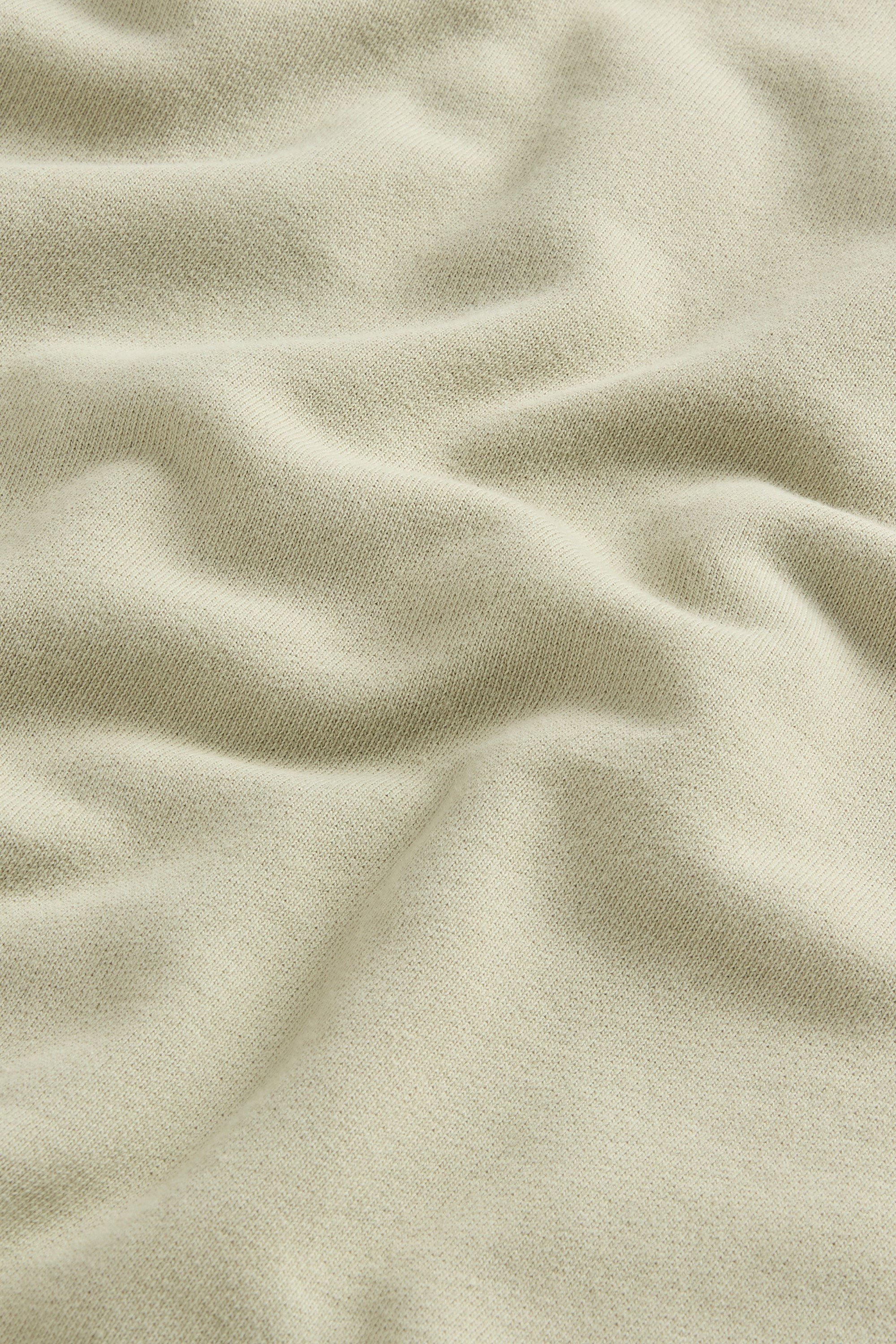 Garment-Dyed Crewneck Sweatshirt in Pure Cotton with Logo Beige photo 2 | Woolrich