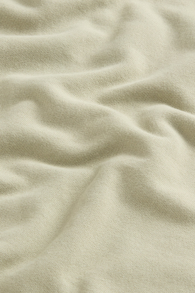 Garment-Dyed Crewneck Sweatshirt in Pure Cotton with Logo Beige photo 2 | Woolrich