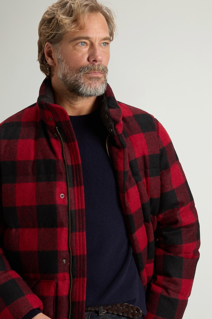 CHECK MOON PUFFER PARKA Rouge photo 4 | Woolrich