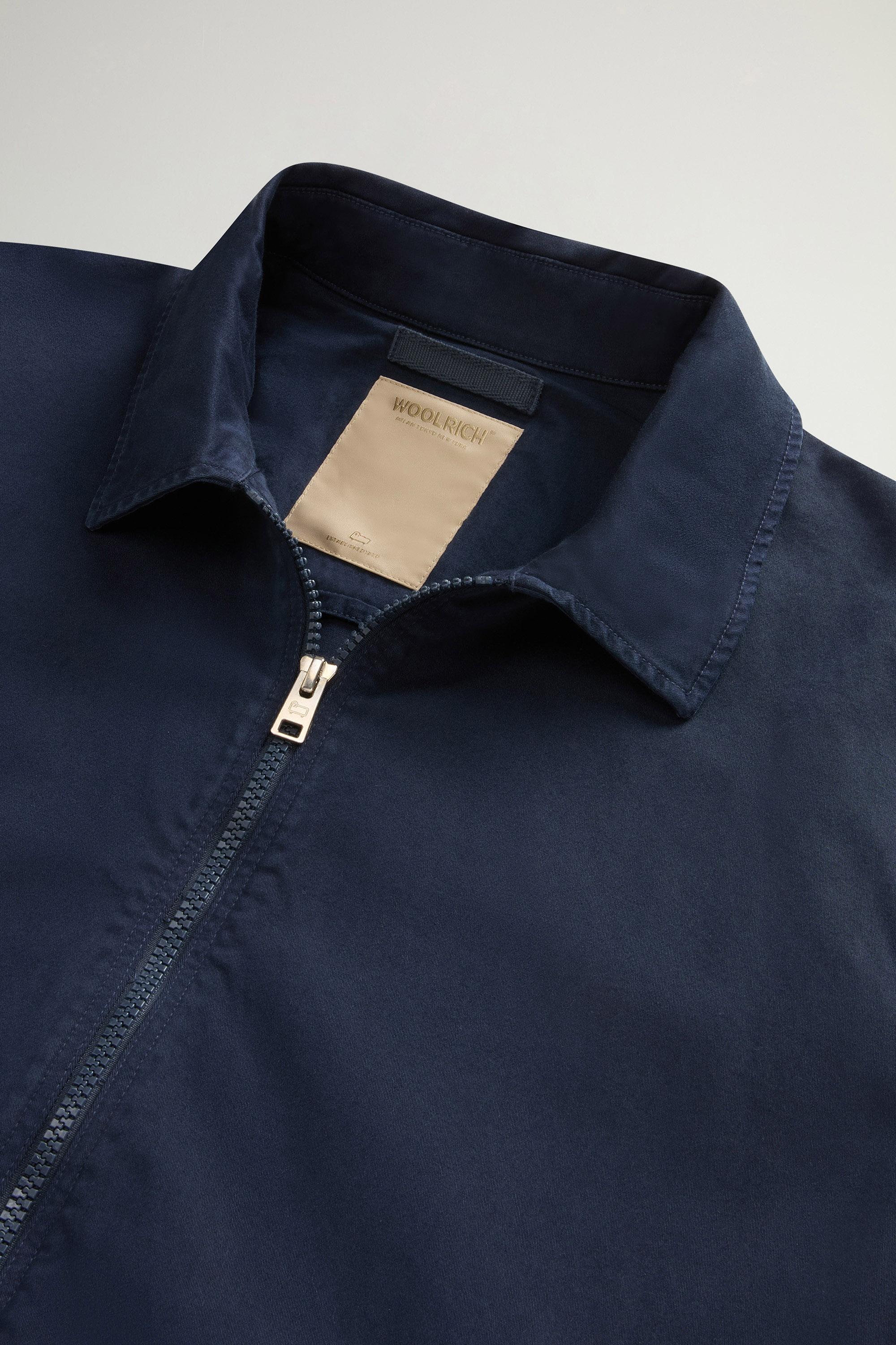 COTTON TWILL TIMBER OVERSHIRT GD Blue photo 6 | Woolrich