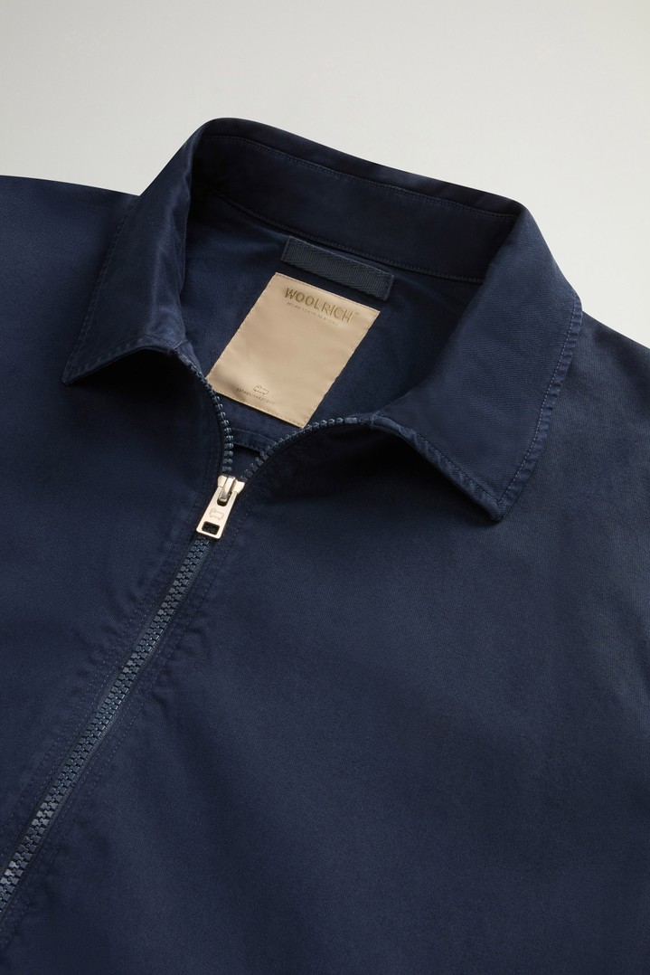 COTTON TWILL TIMBER OVERSHIRT GD Blue photo 6 | Woolrich