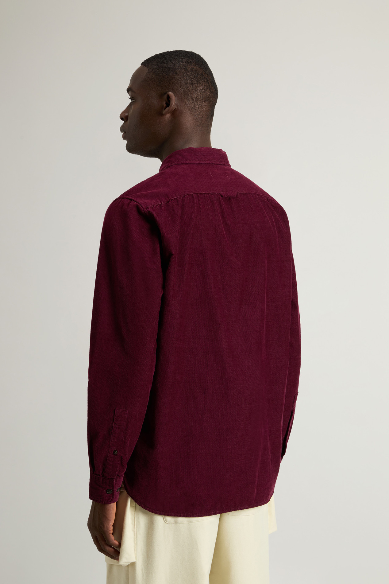 CORDUROY MACKEY SHIRT GD Burgundy photo 3 | Woolrich