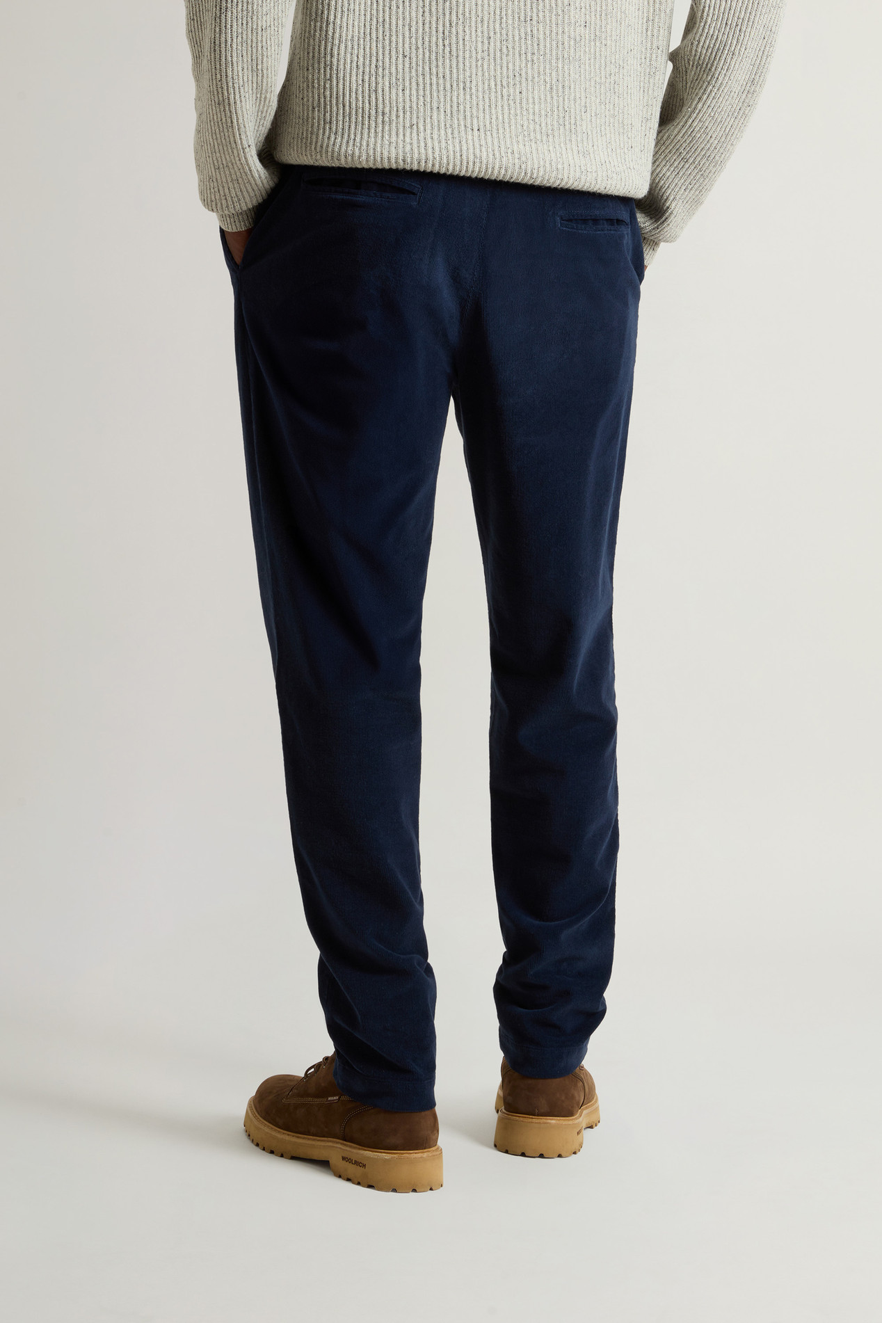 Garment-Dyed Corduroy Milton Pants Blue photo 2 | Woolrich