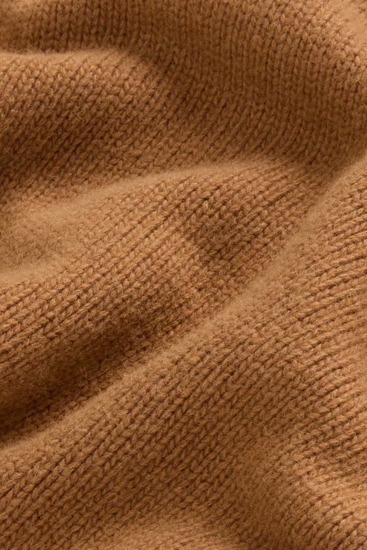 Crewneck Sweater in Wool and Cashmere Blend Brown photo 6 | Woolrich