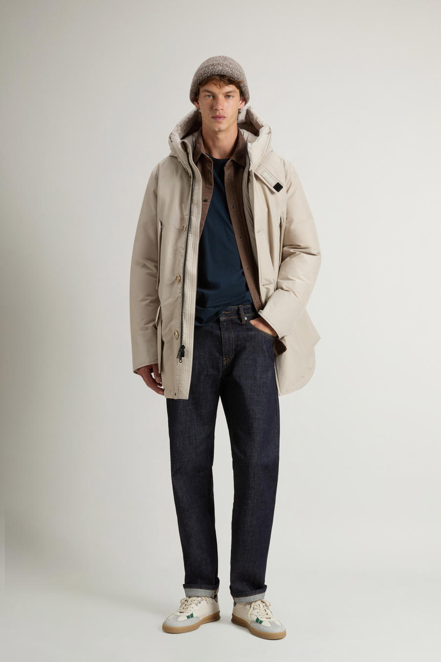 Arctic Parka in Ramar Cloth Beige photo 1 | Woolrich