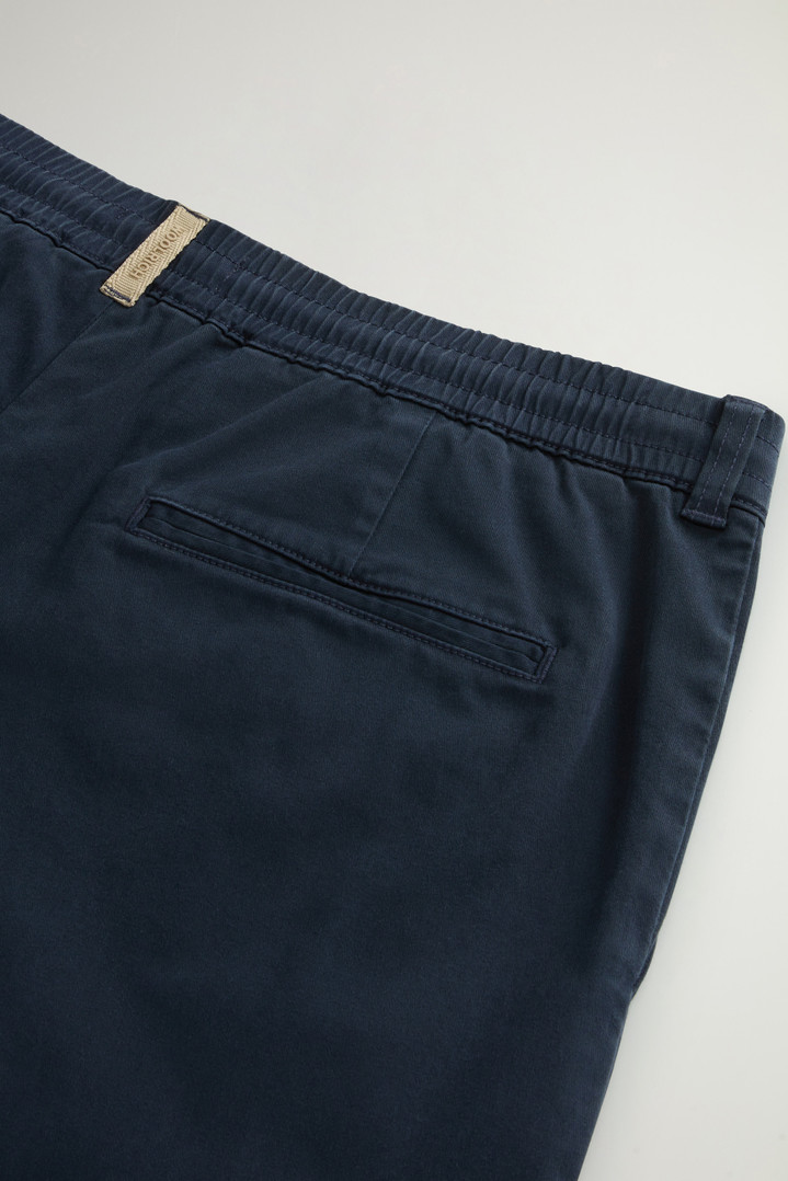 Stretch Cotton Twill Milton Pants Blue photo 5 | Woolrich