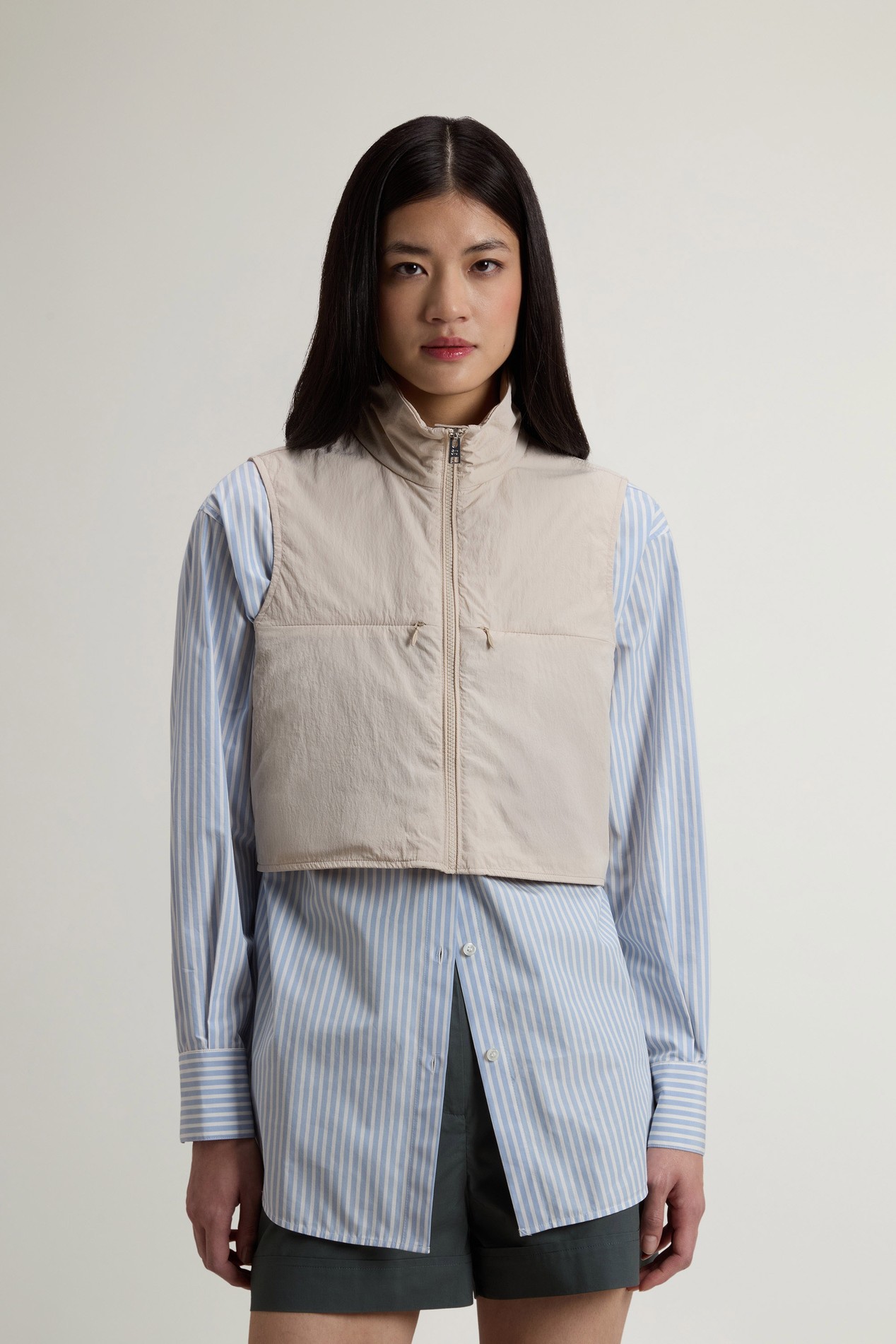 Vest in Nylon Beige photo 1 | Woolrich
