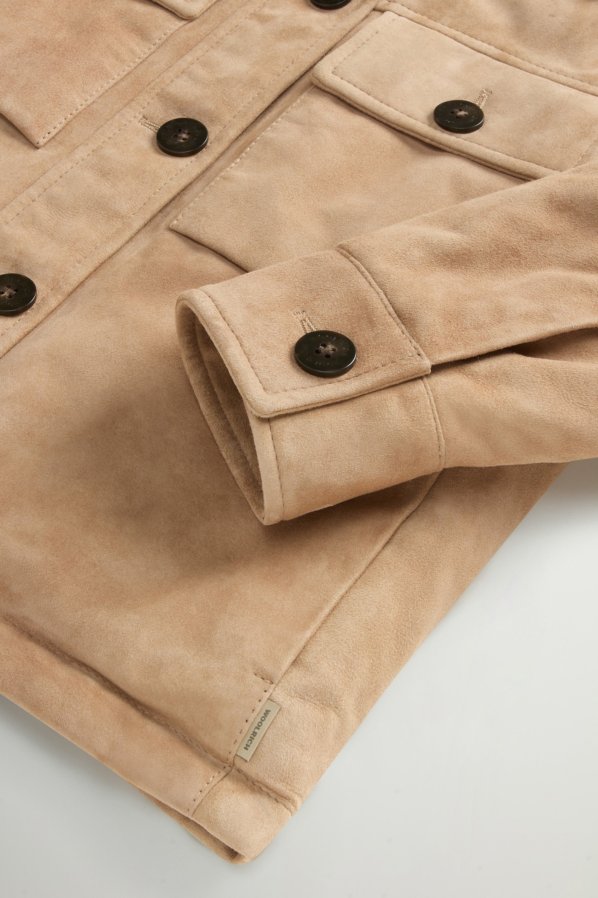 Padded Suede Jacket Beige photo 7 | Woolrich