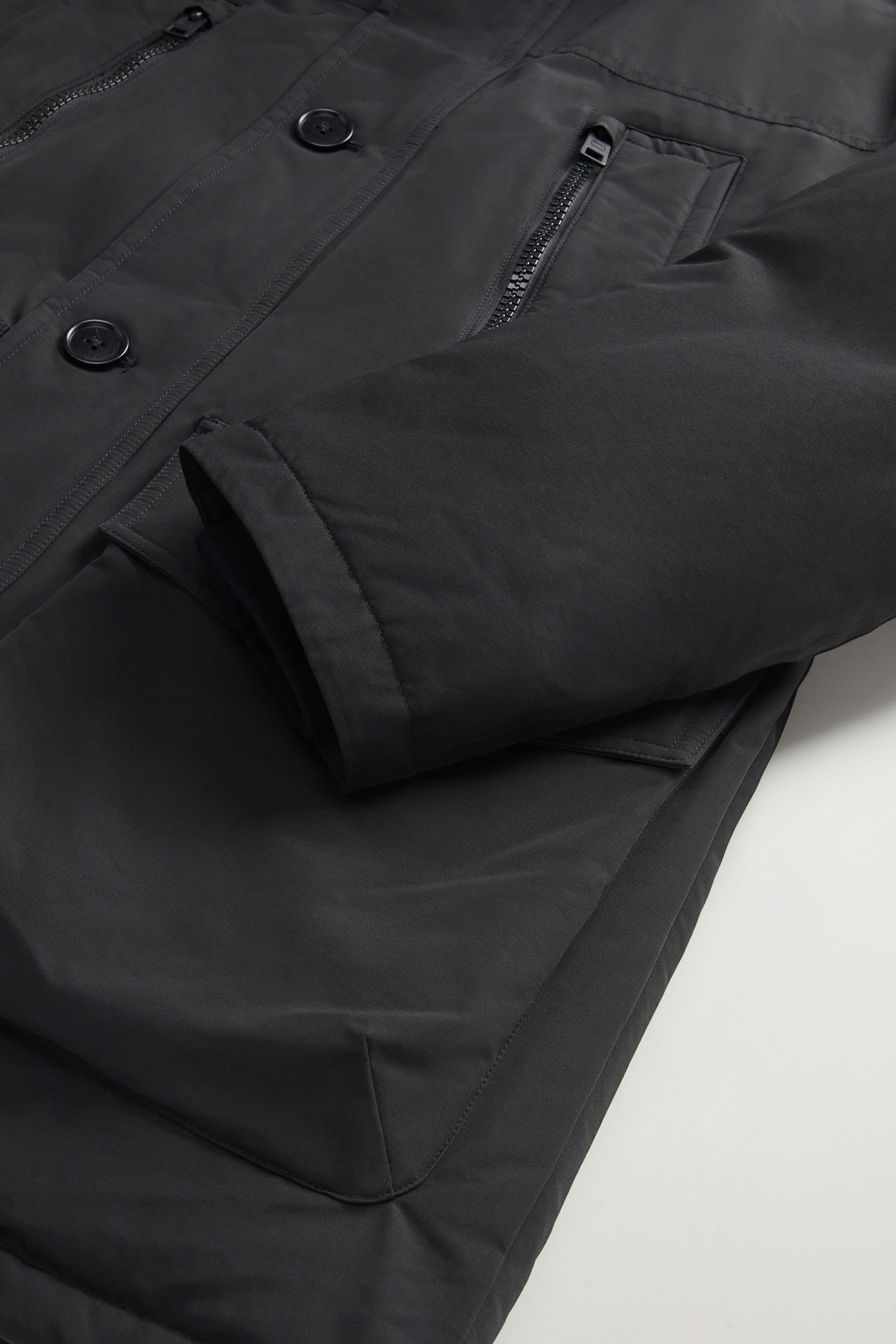 Arctic Parka Evolution in Ramar Cloth Black photo 8 | Woolrich