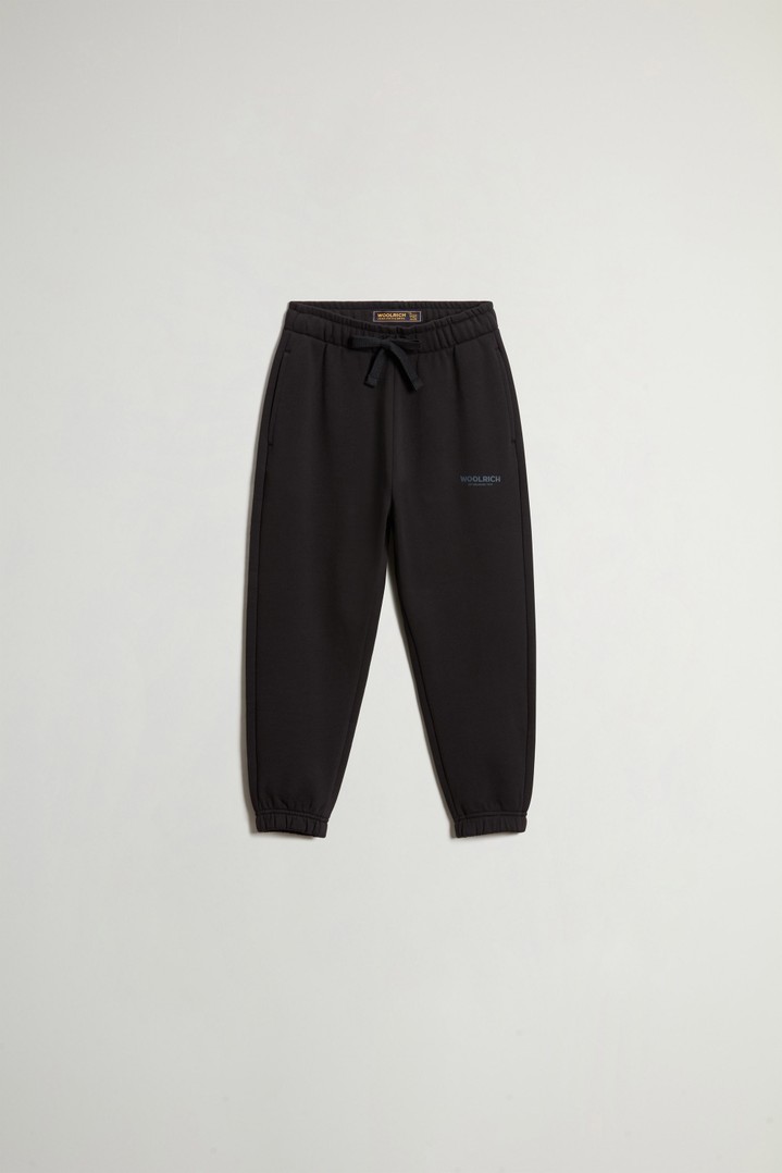LOGO SWEATPANT Black photo 1 | Woolrich