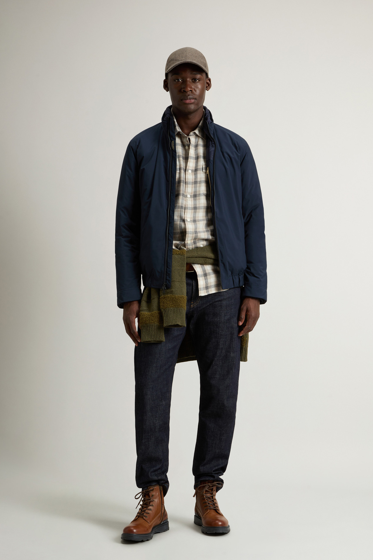 Padded Cloud Bomber Blue photo 2 | Woolrich