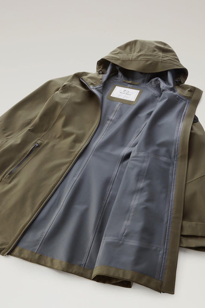 Waterproof Leavitt Lightweight Parka with Hood Green photo 6 | Woolrich